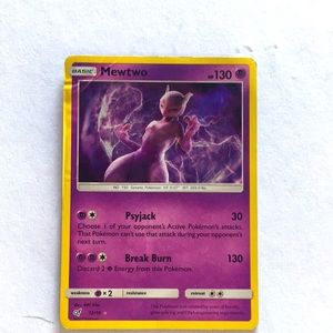 Mewtwo Pokémon Card *comes in case*